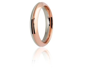 Fede Anniversario in Oro Rosso e Bianco Eterna