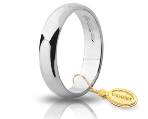 Fede in Oro Bianco Larga