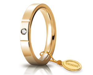 Fede in Oro Giallo Cerchi di Luce