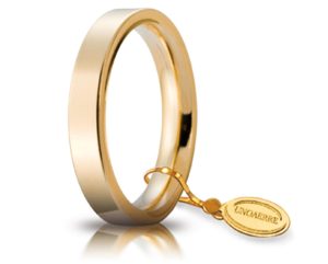 Fede in Oro Giallo Cerchi di Luce