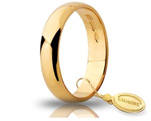 Fede in Oro Giallo Larga