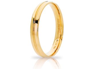 Fede in Oro Giallo Lyra