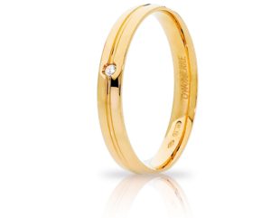 Fede in Oro Giallo Lyra