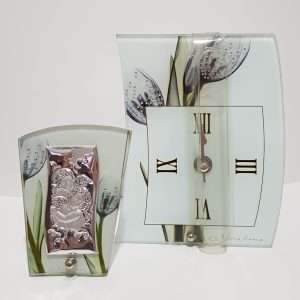 Set Orologio e Quadretto Angeli