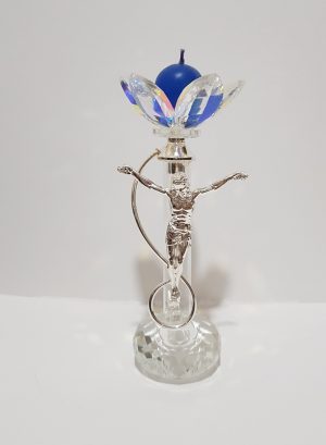 Porta-candela Ninfea Cristo