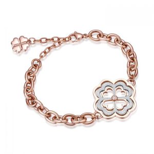 Bracciale quadrifoglio