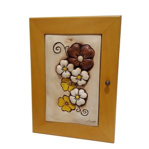 Mobiletto portachiavi fiori