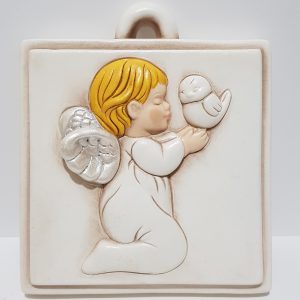 Quadretto angelo uccellino