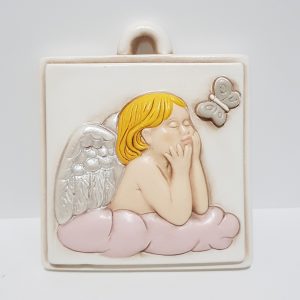 Quadretto angelo farfalla