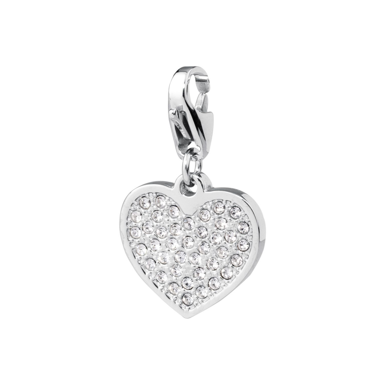 Charm HAPPY cuore white