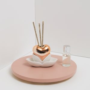 Profumatore cuore rosè