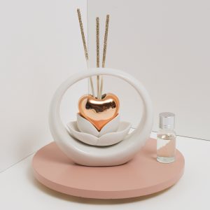Profumatore grande cuore rosè
