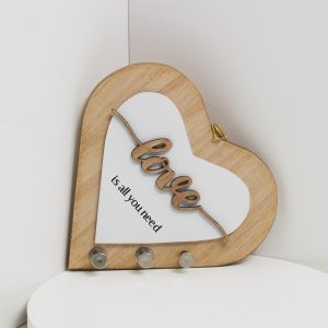 Quadro appendichiavi legno