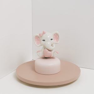 Carillon elefante rosa