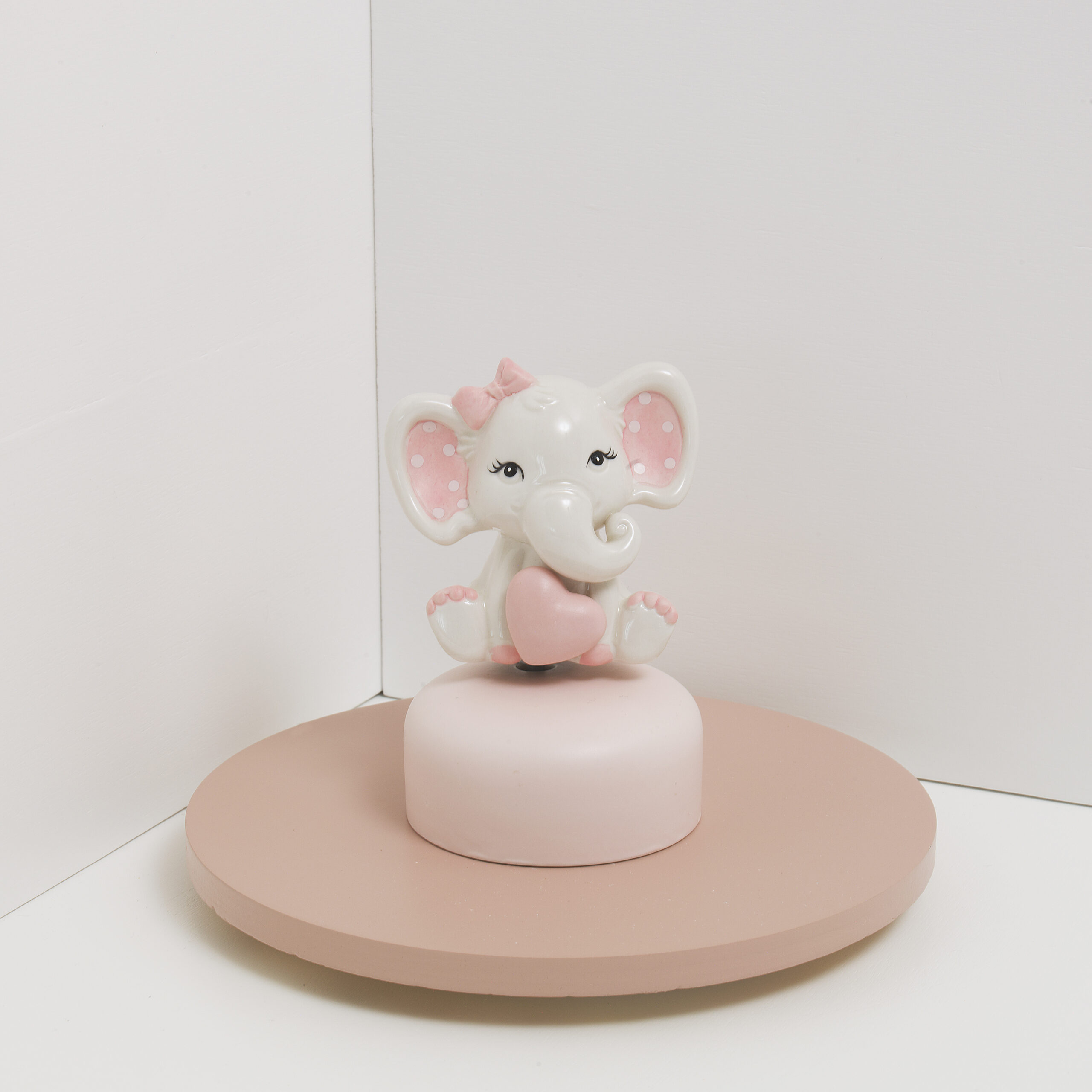 Carillon elefante rosa