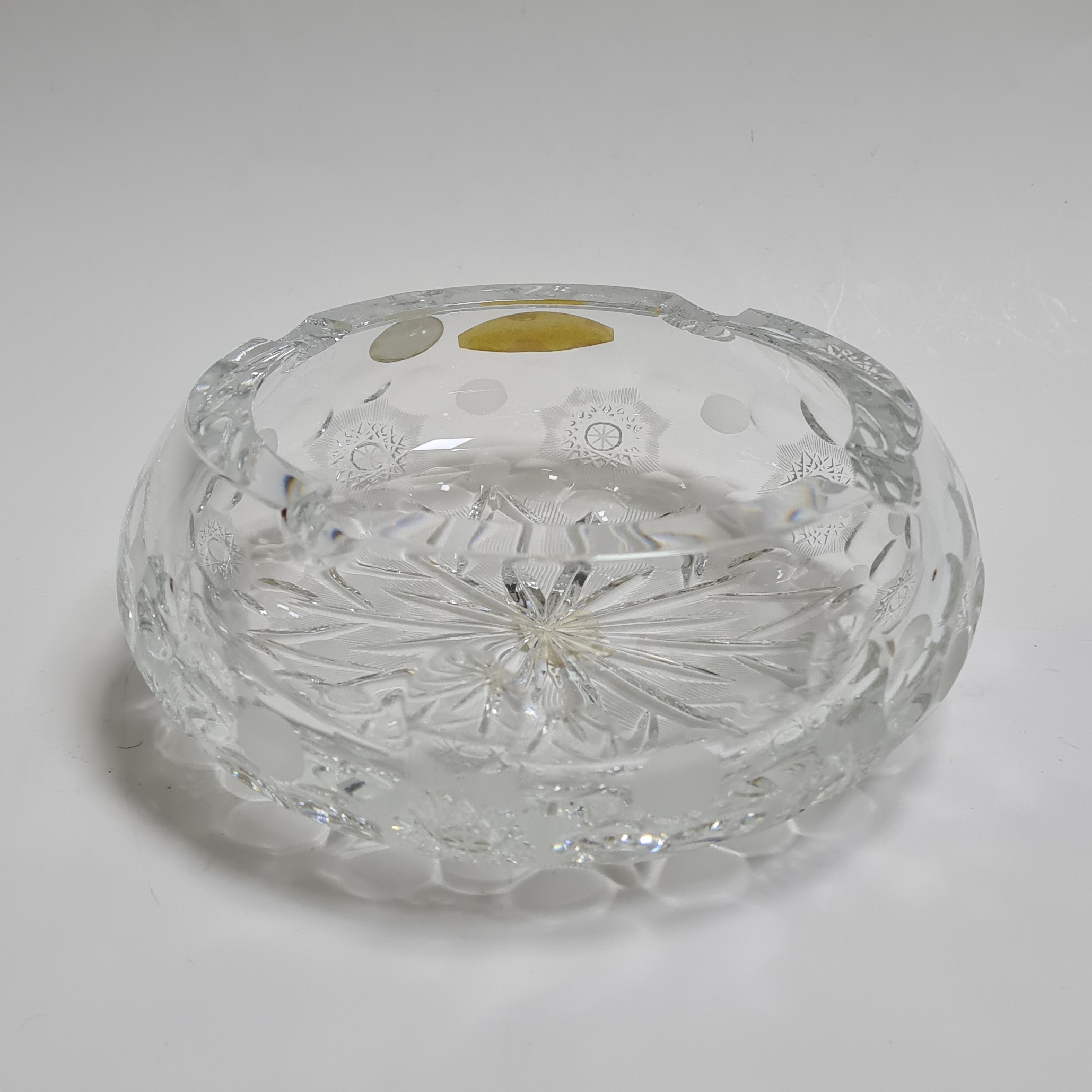 Posacenere cristallo decoro stella - immagine 2