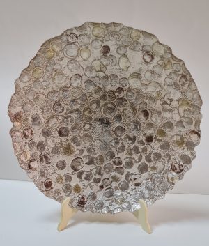 Ciotola grande vetro tortora