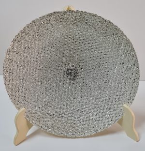 Ciotola vetro silver