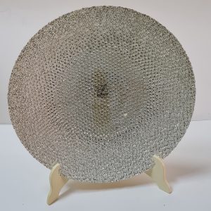 Ciotola media vetro silver