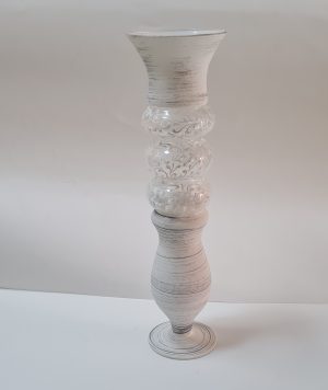 Vaso vetro bianco