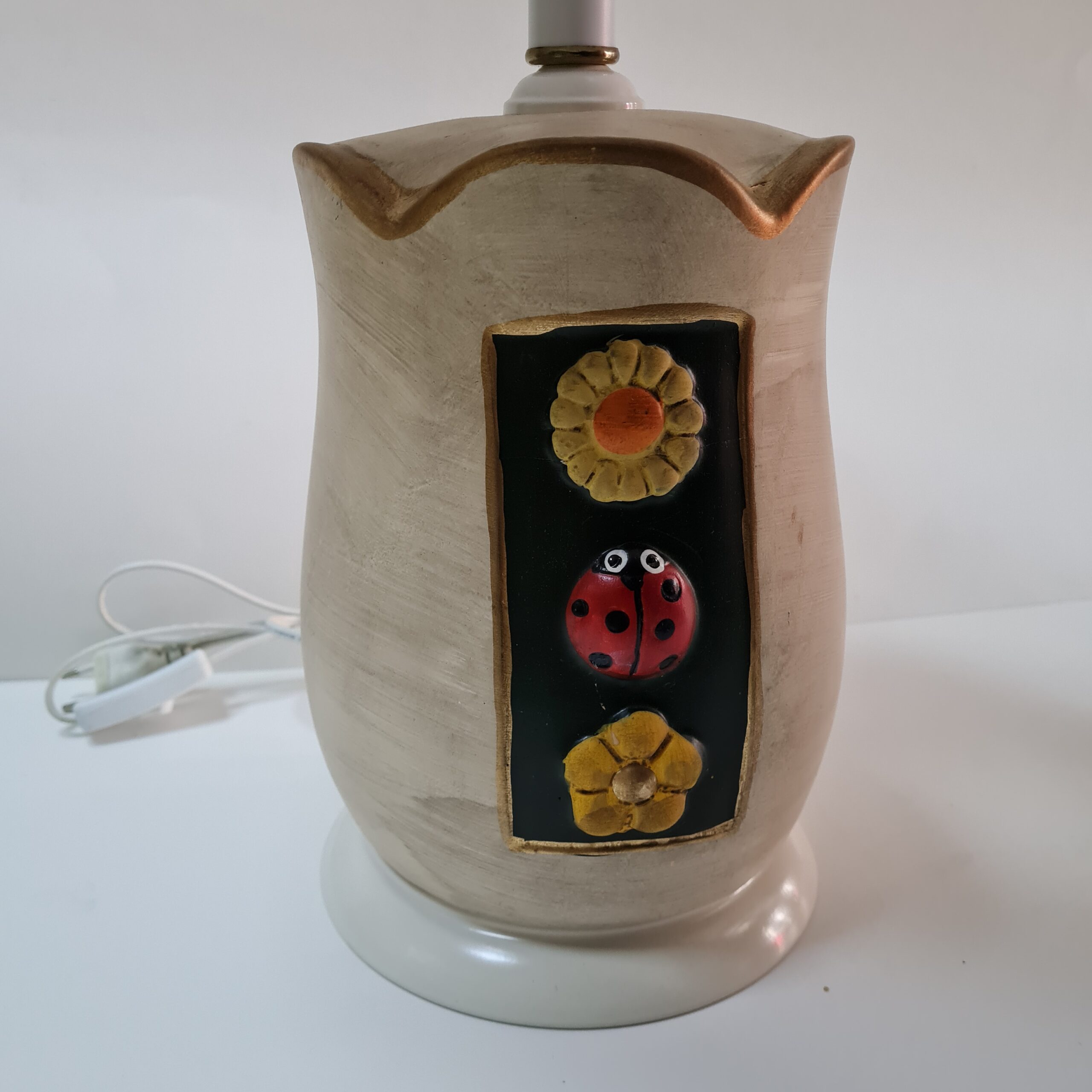 Lampada fiori e coccinella - immagine 2