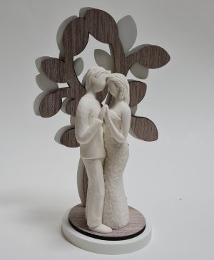 Scultura albero coppia