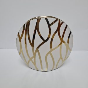 Vaso Grande Schiacciato Gold