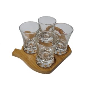 Set Vassoio con Bicchieri Liquore